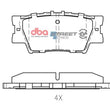 Load image into Gallery viewer, DBA 13-18 Lexus ES300h Rear SSEV Street Series Brake Pads - Additional View 6