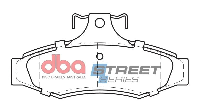 DBA Rear Street Series Brake Pads fits 1984-1996 Chevrolet Corvette / 1987 Chevrolet Camaro Iroc-z - Additional View 5