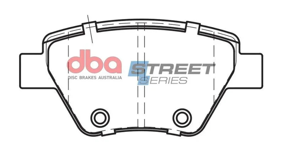 DBA Rear Street Series Brake Pads fits 2010-2019 Audi A3 FWD - Additional View 6