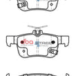 Load image into Gallery viewer, DBA 17-21 Honda Civic Si Rear Street Series Brake Pads - Installation View