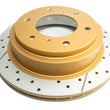 Load image into Gallery viewer, DBA Rear Street Series Drilled &amp; Slotted Rotor fits 2000-2006 Mitsubishi Montero - Main Product View