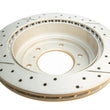 Load image into Gallery viewer, DBA Rear Street Series Drilled &amp; Slotted Rotor fits 2000-2006 Mitsubishi Montero - Back View