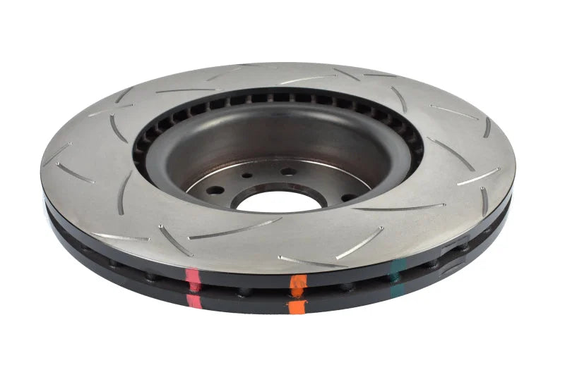 DBA Renault 10-13 Megane III RS 2.0L Front 4000 Series Slotted Rotor - Side View