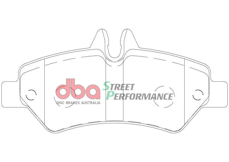 DBA SP Performance Brake Pads fits 2007-2009 Dodge Sprinter 2500 / 3500 / 2010-2017 Mercedes-Benz Sprinter 2500 / 3500 Rea...