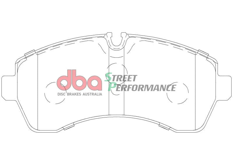 DBA SP Performance Brake Pads fits 2007-2009 Dodge Sprinter 3500 / 2010-2023 Mercedes-Benz Sprinter 1500 / 2500 / 3500 Fro...