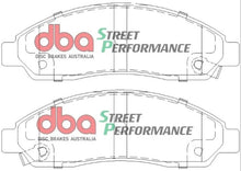 Load image into Gallery viewer, DBA SP Performance Front Brake Pads fits 2004-2008 Chevrolet Colorado LS / LT / SPORT / 2004-2008 GMC Canyon SL / SLT / Z7...