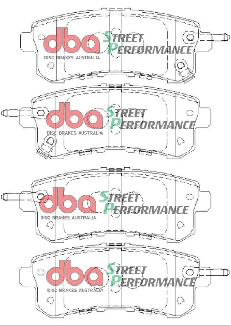 DBA SP Performance Rear Brake Pads (Rear Rotor) fits 2011-2013 Infiniti QX56 / 2016-2021 Infiniti QX80 LIMITED / Luxe / Pr...