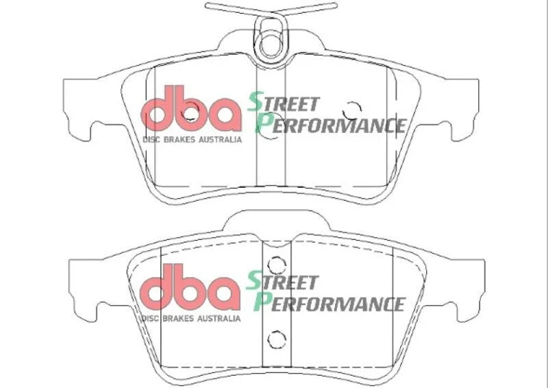 DBA SP Performance Rear Brake Pads fits 2003-2023 Chevrolet Cobalt / Ford / Jaguar (rear Rotor) - Additional View 5