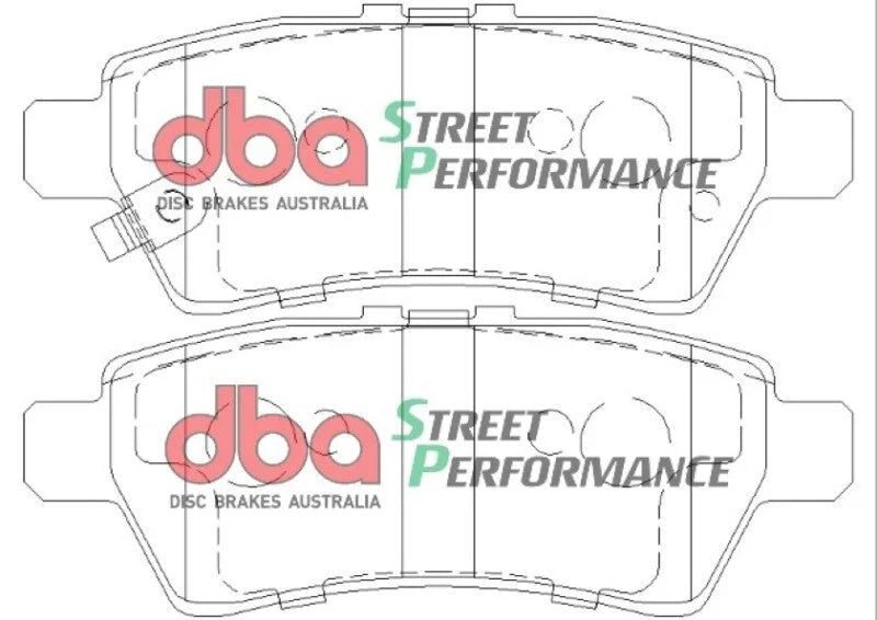 DBA SP Performance Rear Brake Pads fits 2004-2011 Nissan Pathfinder 4.0L - Additional View 7