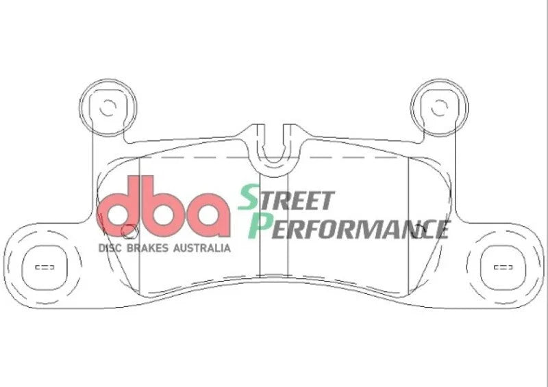 DBA SP Performance Rear Brake Pads fits 2014 2017 Porsche Cayenne / 2014 Porsche Cayenne Diesel / 2017 Porsche Cayenne S E...