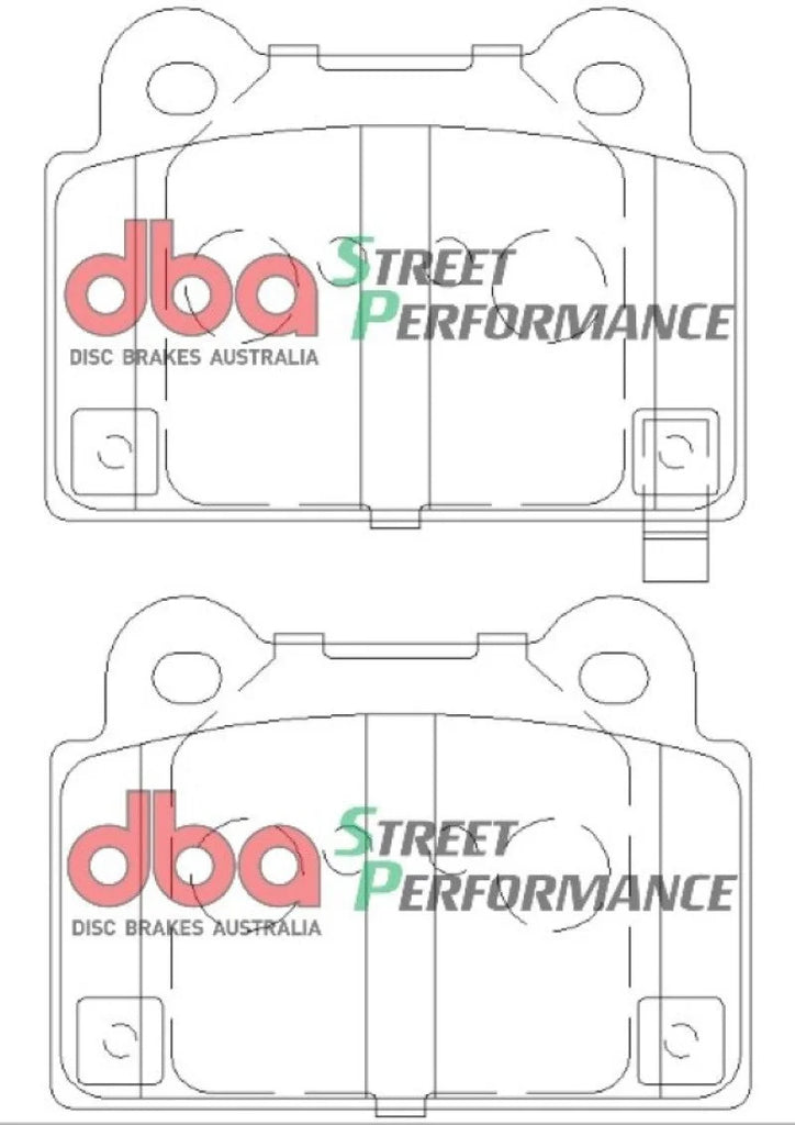 DBA SP500 Rear Brake Pads fits 2008-2014 Mitsubishi EVO / Lancer - Additional View 12