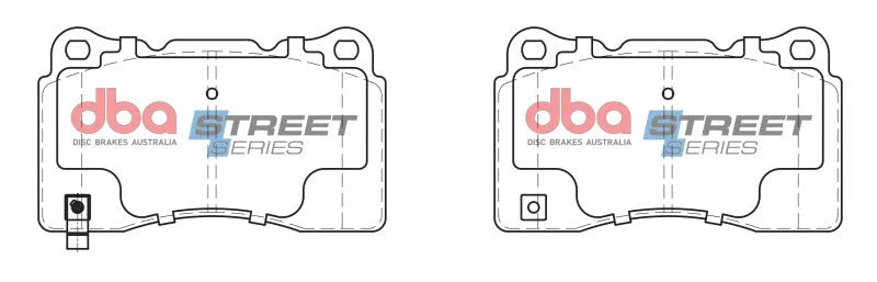 DBA Street Series Brake Pads fits 2003-2022 Acura / Buick / Cadillac / 2005-2006 Ford GT Rear - Additional View 7