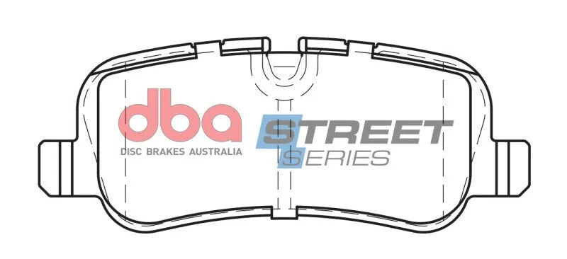 DBA Street Series Brake Pads fits 2005-2014 Land Rover LR3 / LR4 / Range Rover / Range Rover SPORT Hse V6 Rear - Additiona...