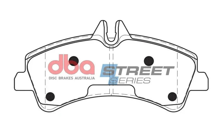DBA Street Series Brake Pads fits 2007-2009 Dodge Sprinter 3500 / 2010-2013 Mercedes-Benz Sprinter 3500 Rear DRW - Install...
