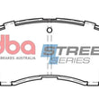 Load image into Gallery viewer, DBA Street Series Front Brake Pads (295mm Front Rotor) fits 2011-2014 Chrysler 200 / Dodge / Jeep - Installation View