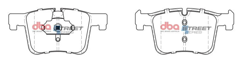DBA Street Series Front Brake Pads (312mm Front Rotor) fits BMW 228I / 2016 BMW 228I Xdrive / 2017-2021 BMW 230I / 2018 20...