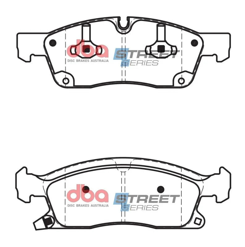 DBA Street Series Front Brake Pads (330mm Front Rotor) fits 2020 Dodge DURANGO / 2018 Dodge DURANGO Citadel / 2011 2015 20...