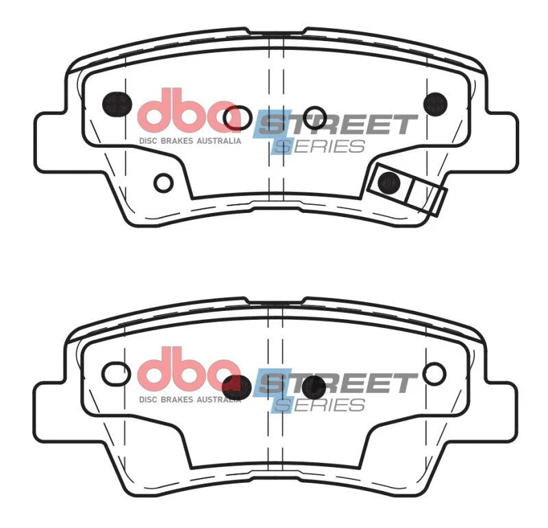 DBA Street Series Front Brake Pads (340mm Front Rotor) fits 200 Chrysler 200 / 2012 2017 2018 Dodge Charger / 2015 Dodge C...