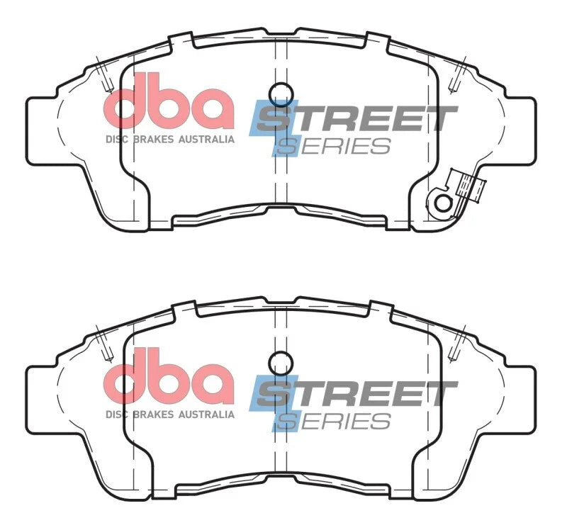 DBA Street Series Front Brake Pads fits 1993-1997 Geo Prism / 1998-2001 Toyota Camry Ce - Additional View 7