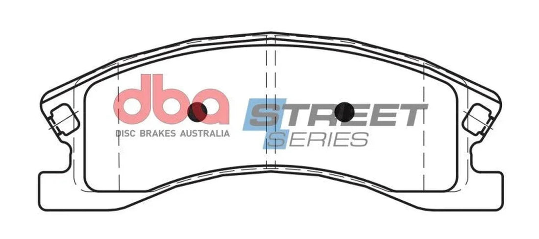 DBA Street Series Front Brake Pads fits 1999-2004 Jeep Grand Cherokee - Additional View 6