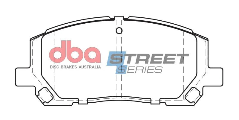 DBA Street Series Front Brake Pads fits 2001-2007 Toyota Highlander / Hybrid (excl Hybrid) - Additional View 7