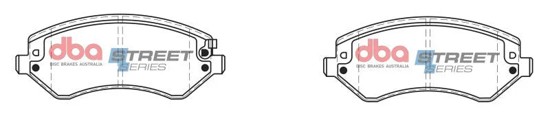 DBA Street Series Front Brake Pads fits 2002-2007 Chrysler Town & COUNTRY EL / EX / LIMITED / Touring / 2003 Chrysler Voya...