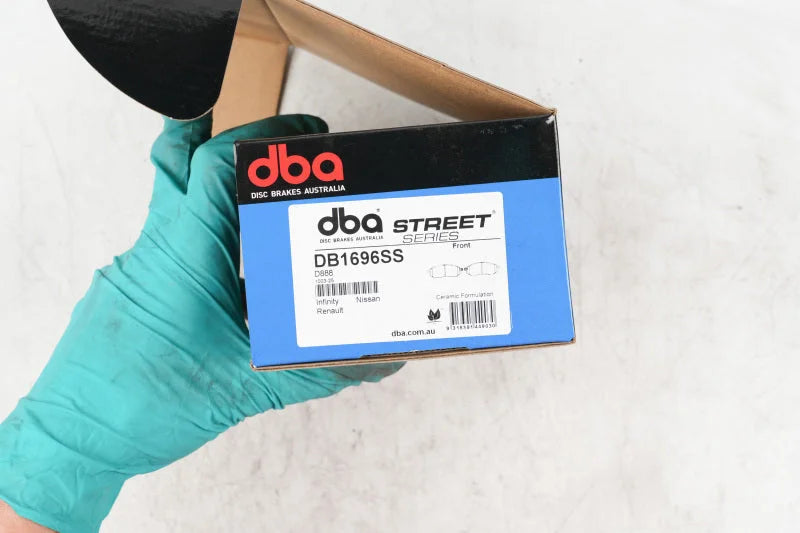 DBA Street Series Front Brake Pads fits 2003-2013 Infiniti EX35 / FX35 / FX37 / FX45 / G25 / G35 / G35 Journey / G37 / G37...