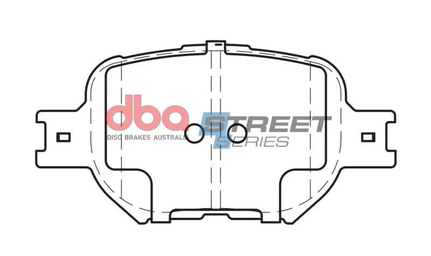 DBA Street Series Front Brake Pads fits 2005-2010 Scion TC Spec / 2000-2005 Toyota Celica GT - Additional View 5