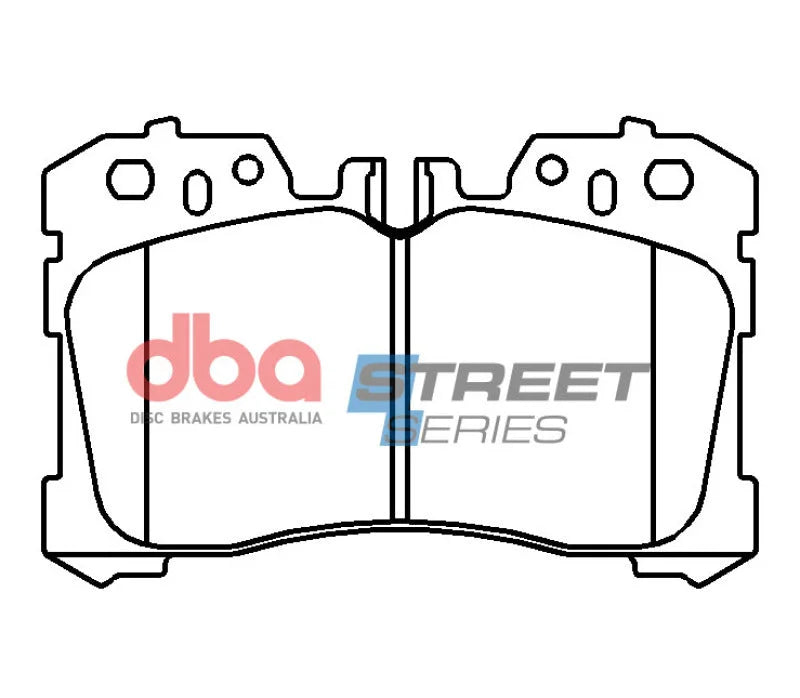 DBA Street Series Front Brake Pads fits 2007-2010 2015-2017 Lexus LS460 / 2017 Lexus Ls460/ls600 / 2019-2021 Lexus LS500H ...