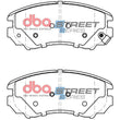 Load image into Gallery viewer, DBA Street Series Front Brake Pads fits 2007-2010 Hyundai Elantra Blue / Gls / LIMITED / 2003-2008 Hyundai Sonata GL / Gls...