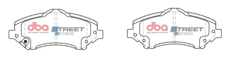 DBA Street Series Front Brake Pads fits 2008-2016 Chrysler Town & COUNTRY LX / LIMITED / LIMITED PLATINUM / S / Touring Pl...