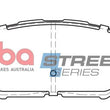 Load image into Gallery viewer, DBA Street Series Front Brake Pads fits 2009-2010 Pontiac Vibe 2.4L AWD / 2011-2016 Scion Im / TC / 2006-2019 Toyota Corol...