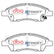 Load image into Gallery viewer, DBA Street Series Front Brake Pads fits 2012-2016 2019 Nissan Versa / Versa Note - Additional View 5