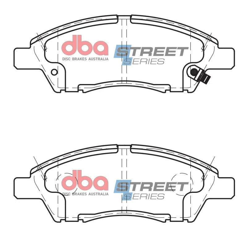 DBA Street Series Front Brake Pads fits 2012-2016 2019 Nissan Versa / Versa Note - Additional View 5