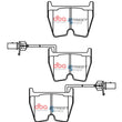Load image into Gallery viewer, DBA Street Series Front Brake Pads fits 2012-2018 Audi A6 - Additional View 5