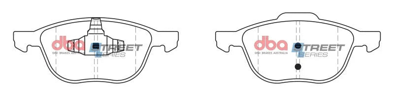 DBA Street Series Front Brake Pads fits 2013 2017 Ford C-Max / 2018 Ford Ecosport / 2018 Ford Escape SE / 2016 Ford Focus ...