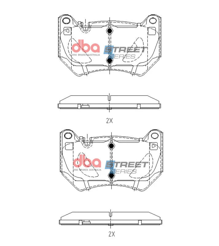 DBA Street Series Front Brake Pads fits 2017+ Audi Q5 Tdb TFSI (fy) - Installation View