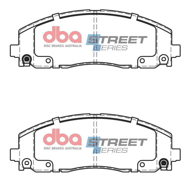 DBA Street Series Front Brake Pads fits 2018-2020 Chrysler Pacifica / 2018-2021 Chrysler Pacifica Hybrid / 2013 2016 Chrys...