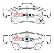 Load image into Gallery viewer, DBA Street Series Rear Brake Pads (Solid Rear rotor) fits 2020 Dodge DURANGO / 2018 Dodge DURANGO Citadel / 2011 2015 2016...