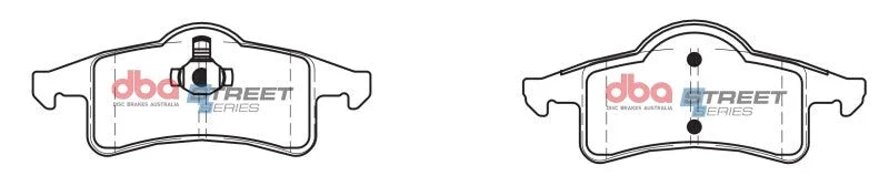 DBA Street Series Rear Brake Pads fits 1999-2004 Jeep Grand Cherokee - Additional View 8