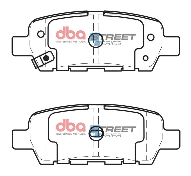 DBA Street Series Rear Brake Pads fits 2002-2024 Infiniti G37 / Nissan - Additional View 6