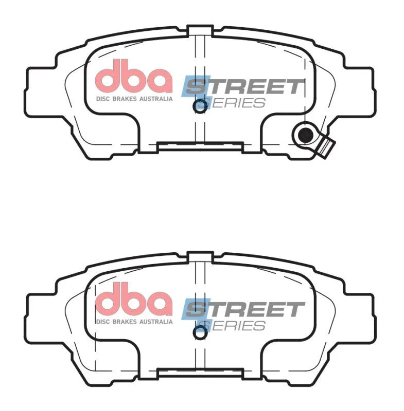 DBA Street Series Rear Brake Pads fits 2004-2010 Toyota Sienna (rear Rotor) - Additional View 7