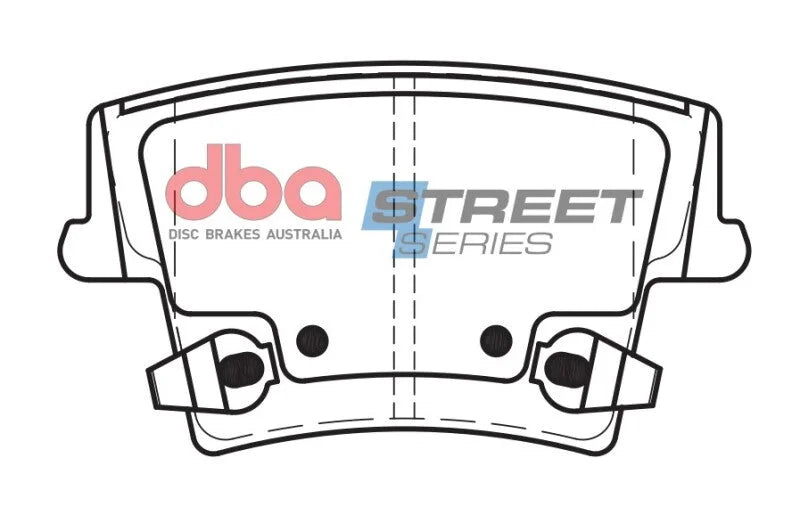 DBA Street Series Rear Brake Pads fits 2005-2007 2018-2020 Chrysler 300 / 2005-2008 Chrysler 300 C / 2008 Chrysler 300 LX ...