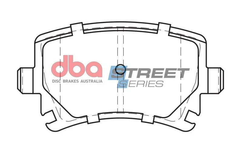 DBA Street Series Rear Brake Pads fits 2005-2021 Audi A3 / Volkswagen FWD - Additional View 5