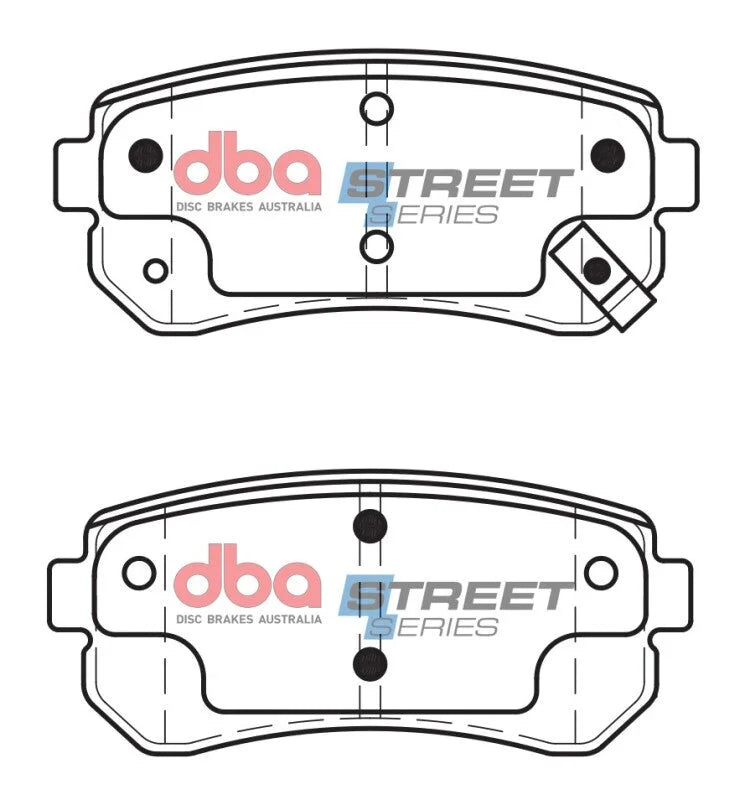 DBA Street Series Rear Brake Pads fits 2006-2007 Hyundai Accent Gls / GS / 2009-2010 Hyundai Elantra Blue / Gls / Touring ...