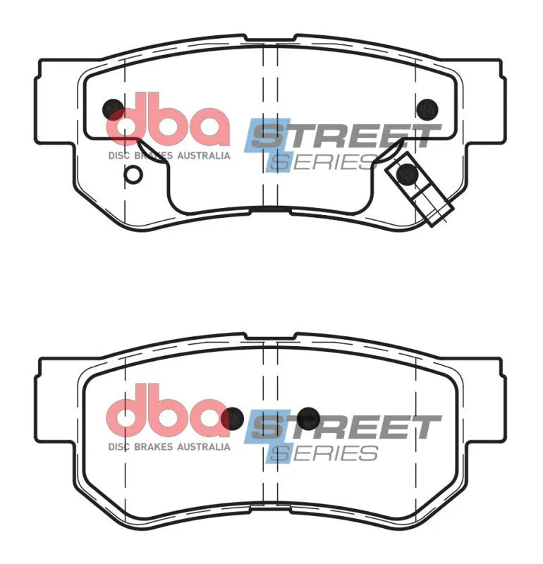 DBA Street Series Rear Brake Pads fits 2006-2009 Hyundai Azera Gls / LIMITED / SE / 2007-2009 Hyundai Elantra Gls / LIMITE...