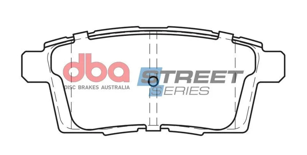 DBA Street Series Rear Brake Pads fits 2007-2010 Ford Edge LIMITED / SE / SEL Plus / SPORT / 2007-2010 Lincoln Mkx / 2007-...