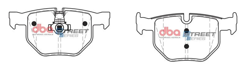 DBA Street Series Rear Brake Pads fits 2007-2017 BMW X5 XDRIVE35D / X6 - Additional View 8