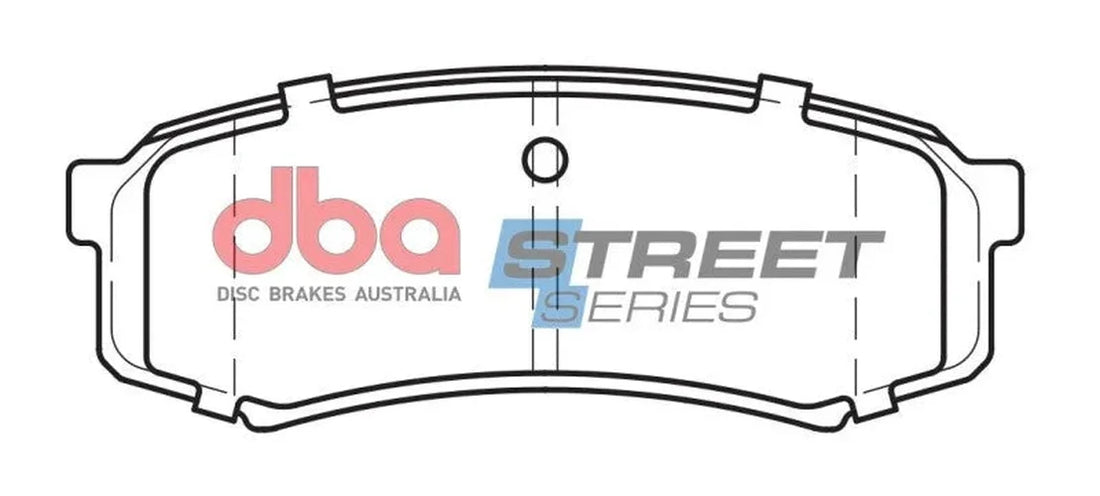 DBA Street Series Rear Brake Pads fits 2010-2019 Lexus GX460 / 2003-2009 Lexus GX470 / 2003-2022 Toyota 4RUNNER - Addition...