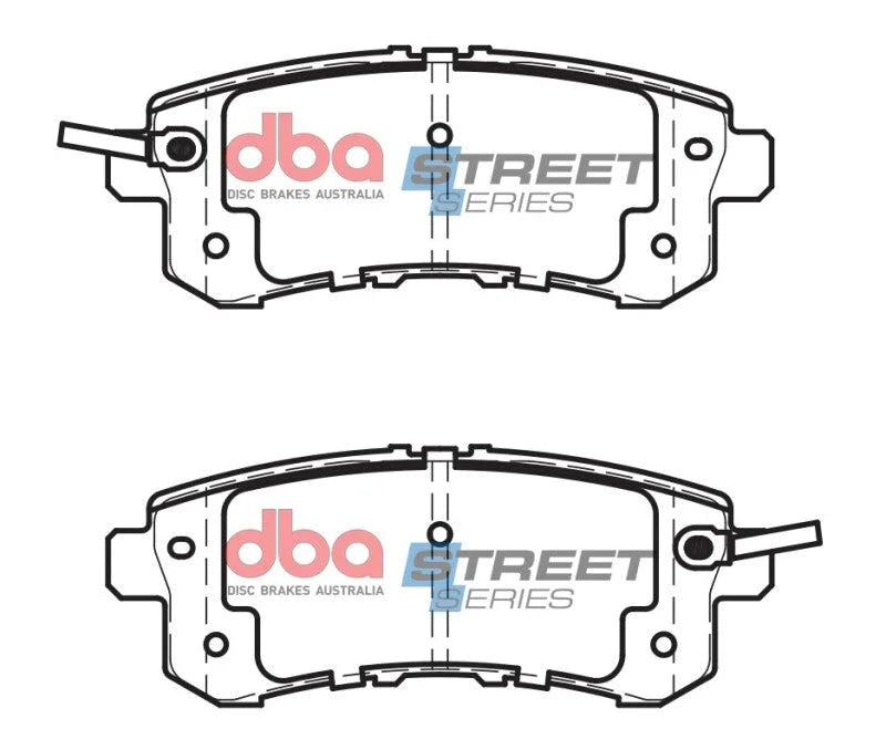 DBA Street Series Rear Brake Pads fits 2011-2013 Infiniti QX56 / 2016-2021 Infiniti QX80 LIMITED / Luxe / Premium Select /...